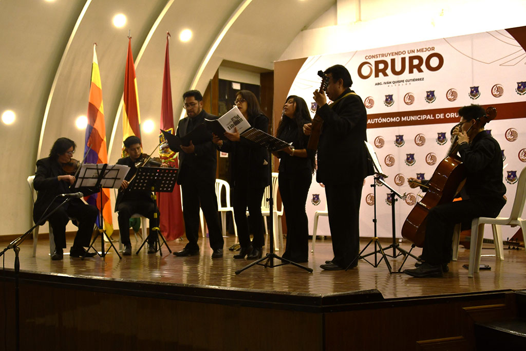 Colonizadores bautizan a Oruro con  importantes registros musicales  que Ad Libitum rescata en un concierto